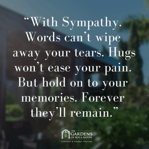 15 Best Sympathy Quotes For Passings - Funeral Planning