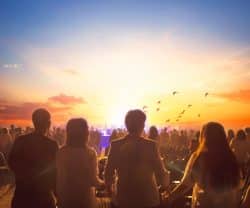 People celebrating the passing of a loved one.